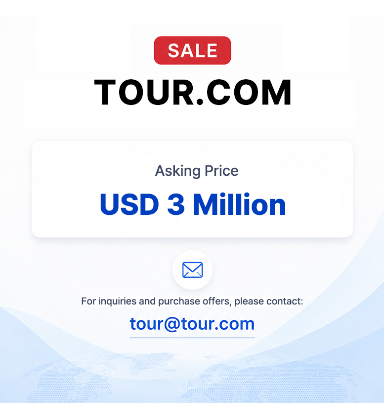 TOUR.COM Domain Name For Sale